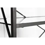 GY-SH8711BL Стеллаж стекло прозр/темн.хром 80*35*180см от ImperiumLoft