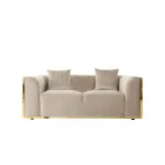 102AN-DIV-9172-BEG Диван Bern двухместный, велюр бежевый 194*96*69см от ImperiumLoft 102AN-DIV-9172-BEG Диван Bern двухместный, велюр бежевый 194*96*69см от ImperiumLoft