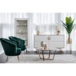 Стол журнальный овальный (искусственный мрамор) 30B-855-1 от ImperiumLoft