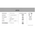 Ткань мебельная ANA коричневая от ImperiumLoft