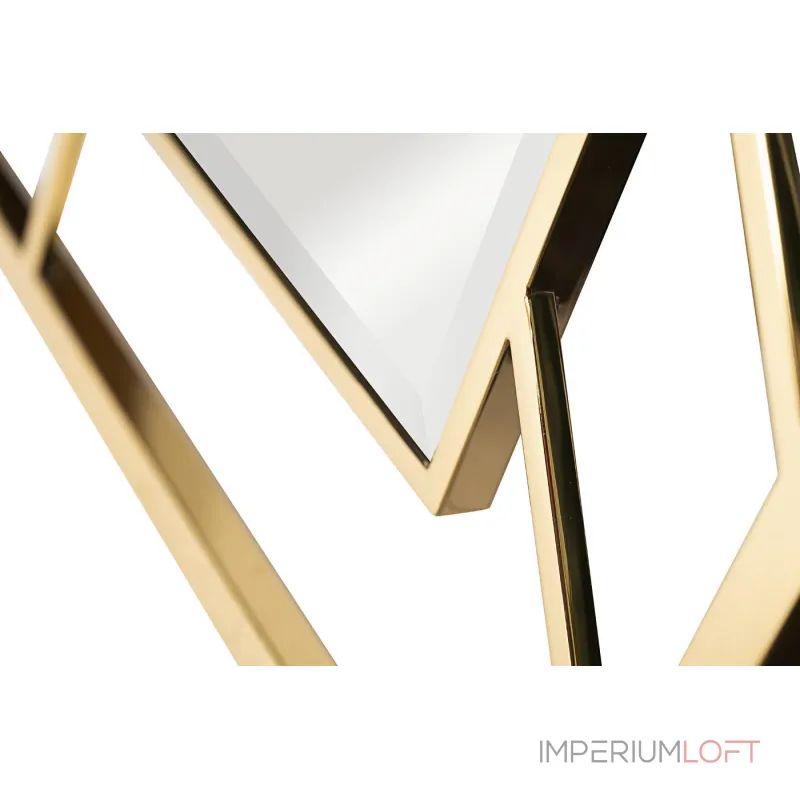 Зеркало в металлической раме (золото) KFG081 от ImperiumLoft Зеркало в металлической раме (золото) KFG081 от ImperiumLoft