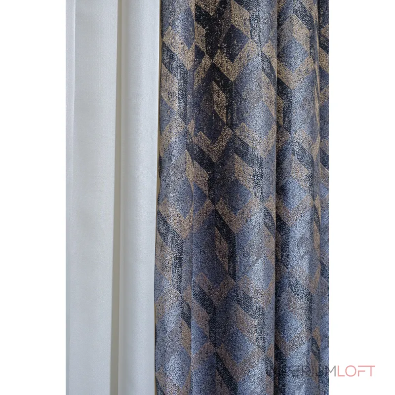 121GD-TON09-PORT GOL Портьера MODENA голубая 275*260см от ImperiumLoft 121GD-TON09-PORT GOL Портьера MODENA голубая 275*260см от ImperiumLoft