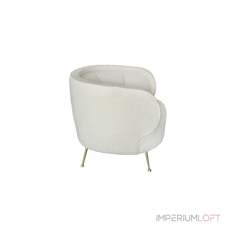 ZW-852 WH Кресло ткань букле белое 77*79*75см от ImperiumLoft ZW-852 WH Кресло ткань букле белое 77*79*75см от ImperiumLoft