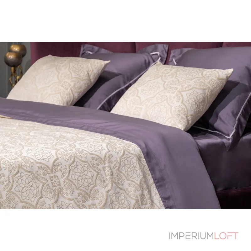 Покрывало 'Тиара' 240х260см бежевое от ImperiumLoft Покрывало 'Тиара' 240х260см бежевое от ImperiumLoft