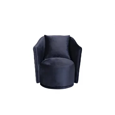 Кресло Verona Basic вращающееся, велюр тем-син. Bel18 70*77*80см от ImperiumLoft
