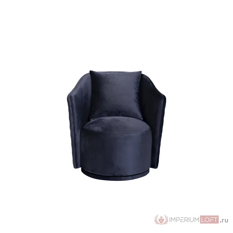 Кресло Verona Basic вращающееся, велюр тем-син. Bel18 70*77*80см от ImperiumLoft
