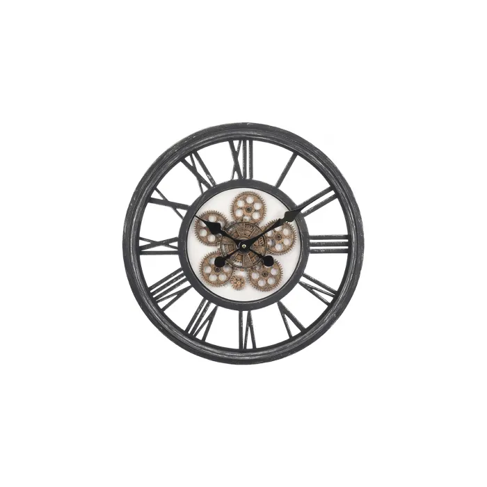 KL5000110 Часы настенные, черный антик, движущиеся части d50см от ImperiumLoft