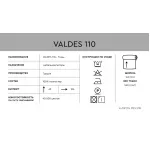 Ткань портьерная/мебельная VALDES110 голубая от ImperiumLoft