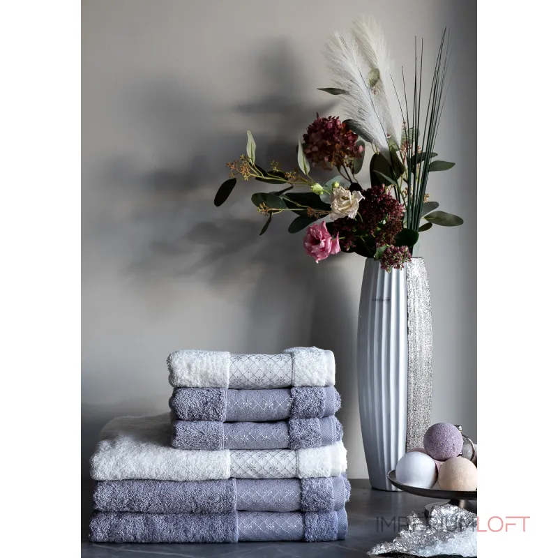 Полотенце махровое 70*140 Венера серое от ImperiumLoft Полотенце махровое 70*140 Венера серое от ImperiumLoft