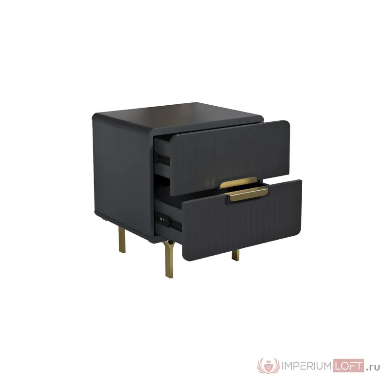 40AD-CB0005A Тумбочка серая 50*41,5*56 см от ImperiumLoft