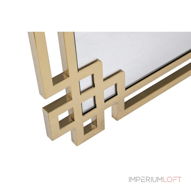 Зеркало прямоугольное в золотой раме KFE1270