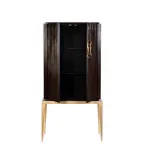 ART-2706-S Комод высокий темно-вишневый 89*46*173см от ImperiumLoft