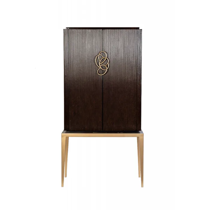 ART-2706-S Комод высокий темно-вишневый 89*46*173см от ImperiumLoft