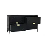98BP-GD01KOMD-CHERN Комод черный 160*90*40см от ImperiumLoft