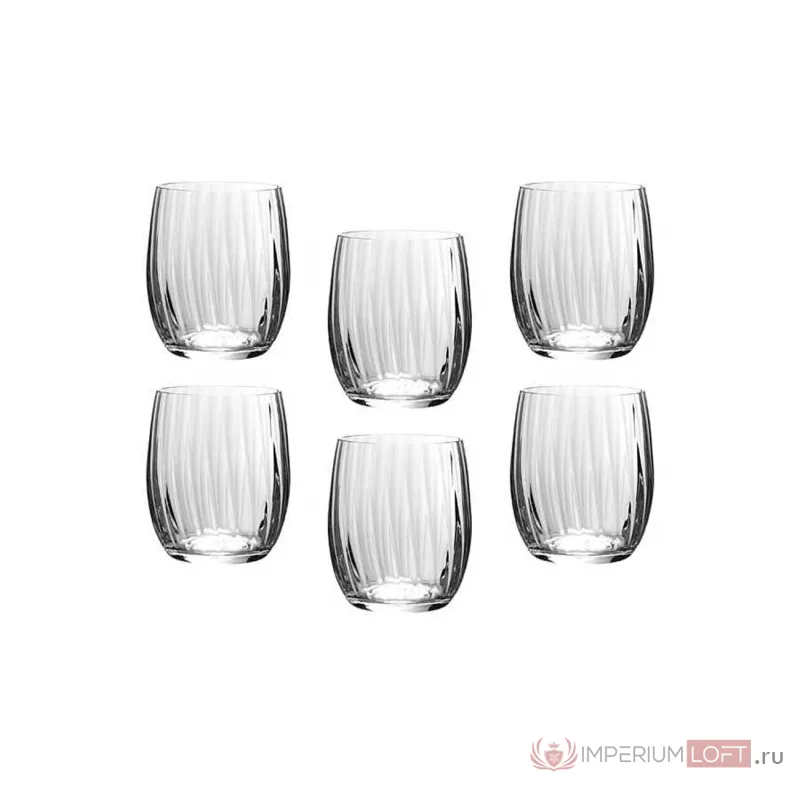 674-103 Набор стаканов для виски Waterfall 6 шт, 300 мл от ImperiumLoft