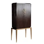 ART-2706-S Комод высокий темно-вишневый 89*46*173см от ImperiumLoft