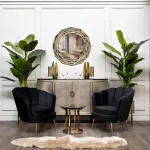Столик журнальный Garda Decor круглый GD-ET002 от ImperiumLoft
