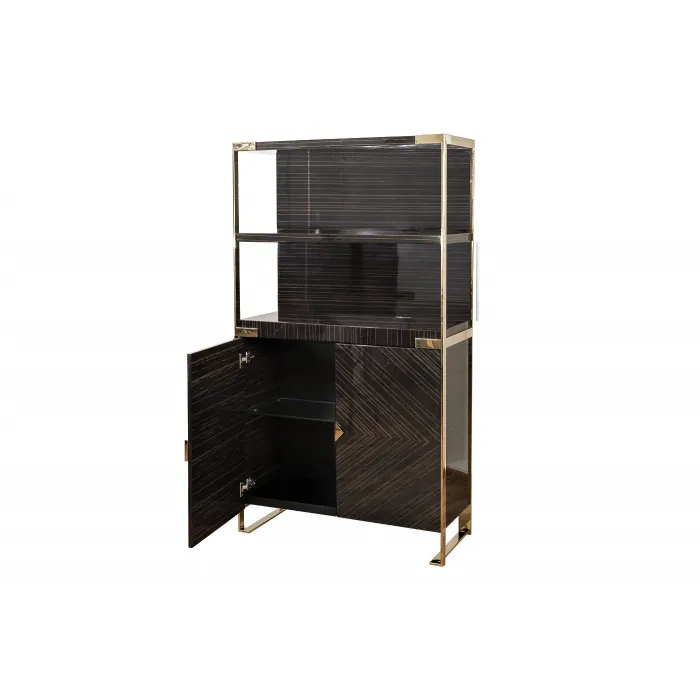84HB-VI319H2 Витрина Golden Prism 100*41*180см от ImperiumLoft