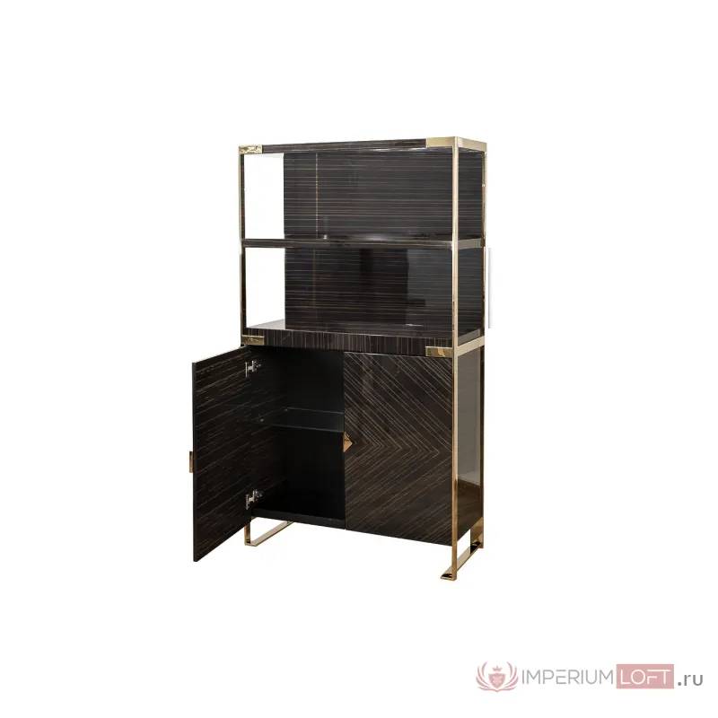 84HB-VI319H2 Витрина Golden Prism 100*41*180см от ImperiumLoft