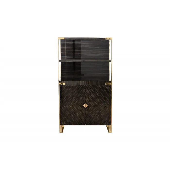 84HB-VI319H2 Витрина Golden Prism 100*41*180см от ImperiumLoft