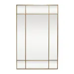 Зеркало прямоугольное в золотой раме KFG047 от ImperiumLoft