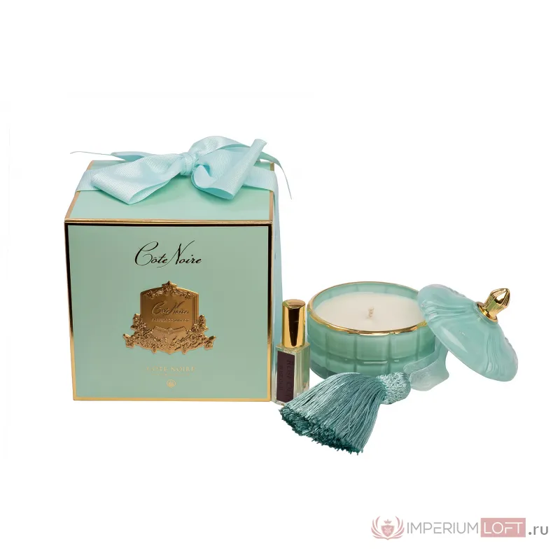 96CN4501 Свеча ароматическая Persian Lime в вазе в уп.185г + подарок от ImperiumLoft