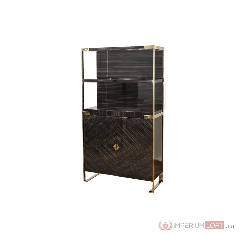 84HB-VI319H2 Витрина Golden Prism 100*41*180см от ImperiumLoft