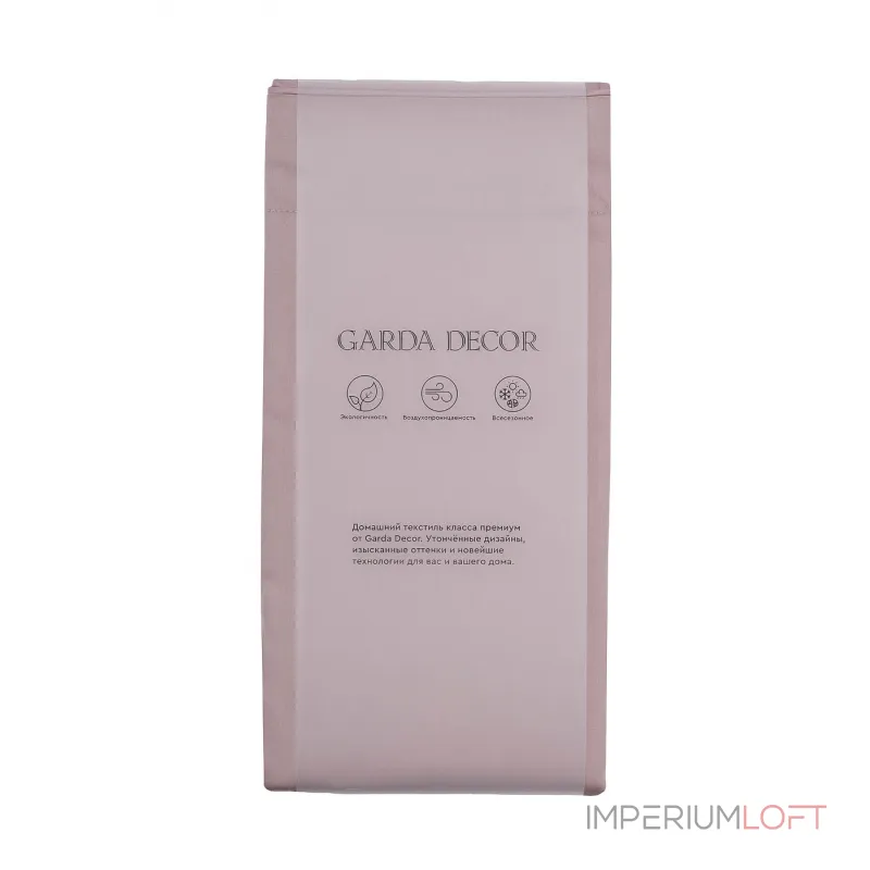 Комплект из 2х наволочек сатиновых 50х70см пудреная роза от ImperiumLoft Комплект из 2х наволочек сатиновых 50х70см пудреная роза от ImperiumLoft