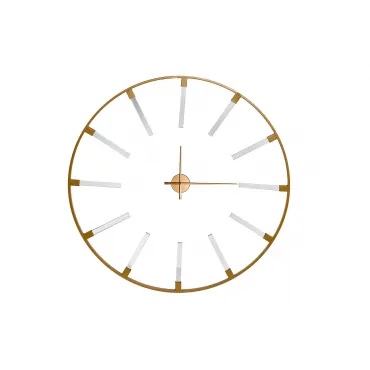 Часы настенные круглые золотые 91см