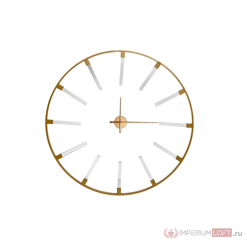 Часы настенные круглые золотые 91см от ImperiumLoft