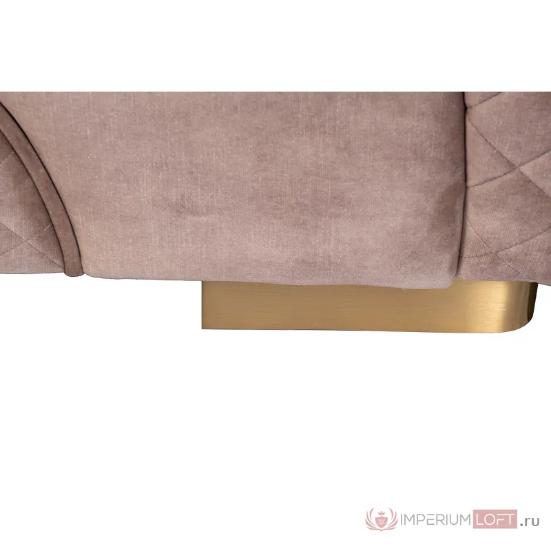 87YY-2047-2 BG Диван двухместный велюр бежевый 185*105*76см от ImperiumLoft