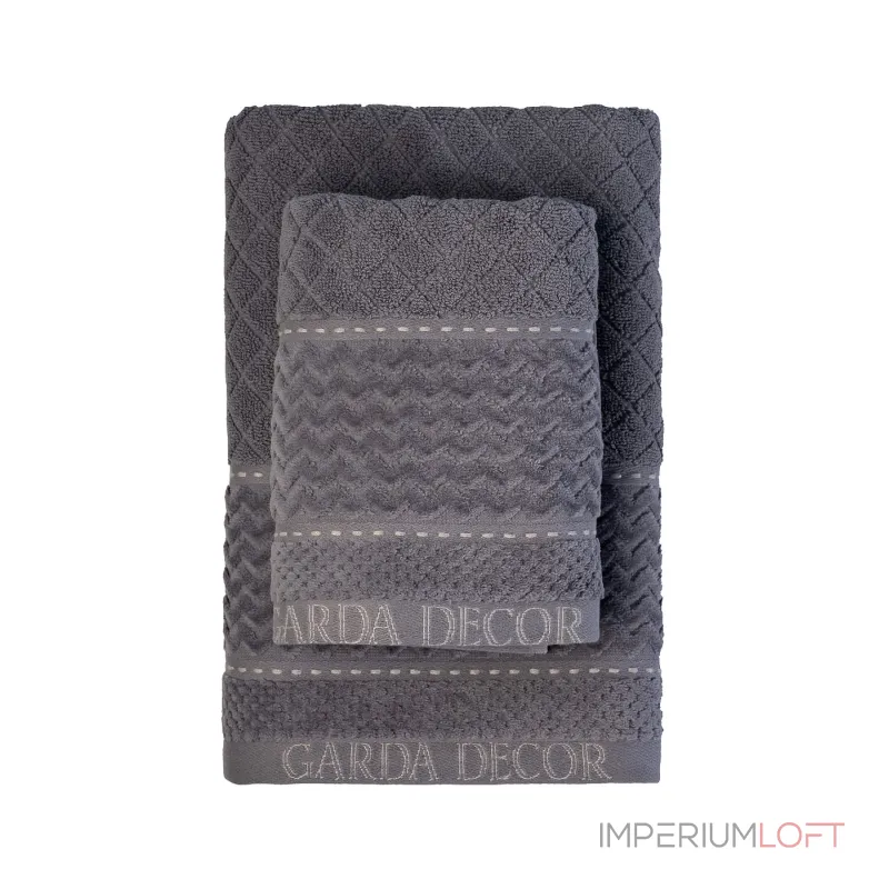 Полотенце 'Наполи' 50*90 серое от ImperiumLoft Полотенце 'Наполи' 50*90 серое от ImperiumLoft