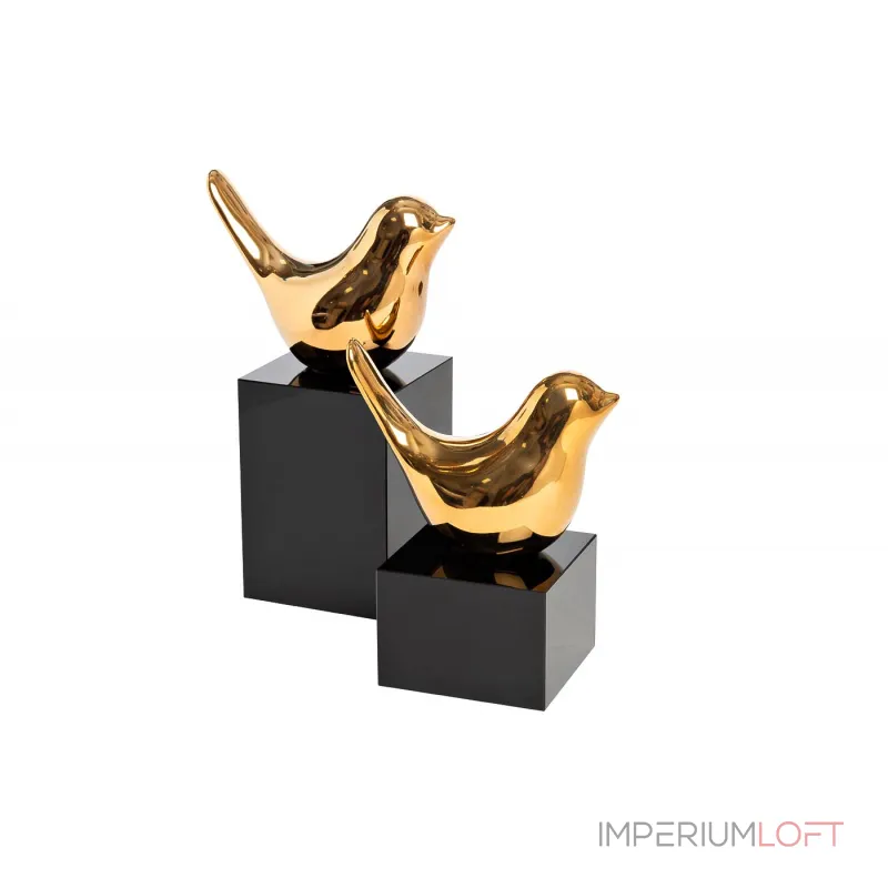 Статуэтка Птичка золотая 13см на подставке 55RD4007S от ImperiumLoft Статуэтка Птичка золотая 13см на подставке 55RD4007S от ImperiumLoft