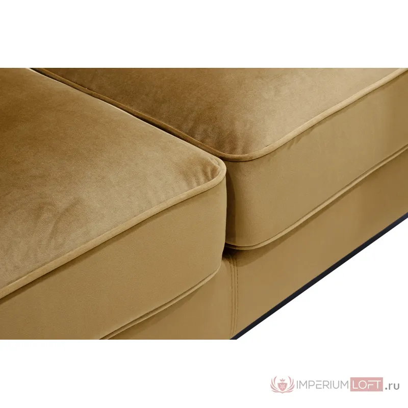 Диван Siena трехм.без мех.,велюр золотой Pad14 2280*920*920см от ImperiumLoft
