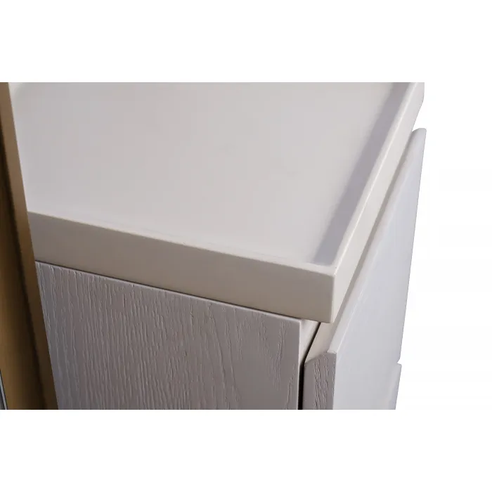 58DB-18158ZERK Тумба с зеркалом и подсветкой св.шпон 75*40*180см от ImperiumLoft