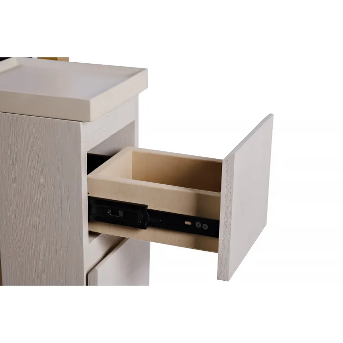 58DB-18158ZERK Тумба с зеркалом и подсветкой св.шпон 75*40*180см от ImperiumLoft