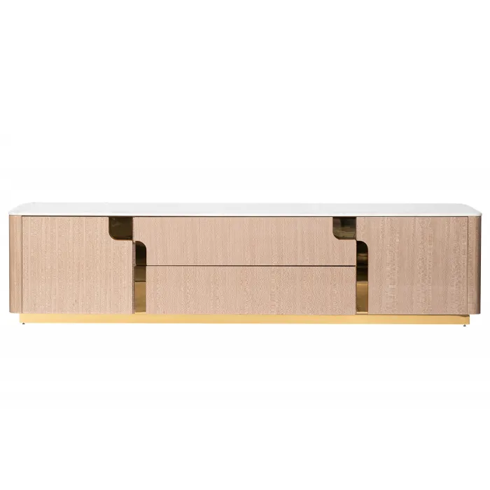 58DB-TV20038 Тумба под телевизор Estoril 200*42*49см от ImperiumLoft