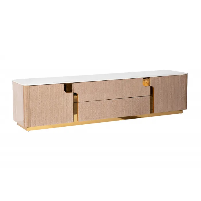 58DB-TV20038 Тумба под телевизор Estoril 200*42*49см от ImperiumLoft