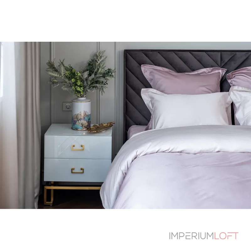 107TD-D26G2-NAV BEG Комплект наволочек сатин беж 50*70(2шт) от ImperiumLoft 107TD-D26G2-NAV BEG Комплект наволочек сатин беж 50*70(2шт) от ImperiumLoft