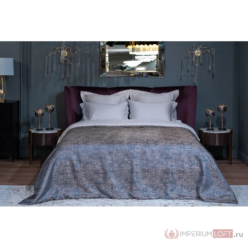 Кровать Siena велюровая от ImperiumLoft