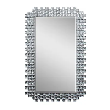 50SX-9192 Зеркало прямоуг. рама с зеркальными вставками 120*77cм от ImperiumLoft