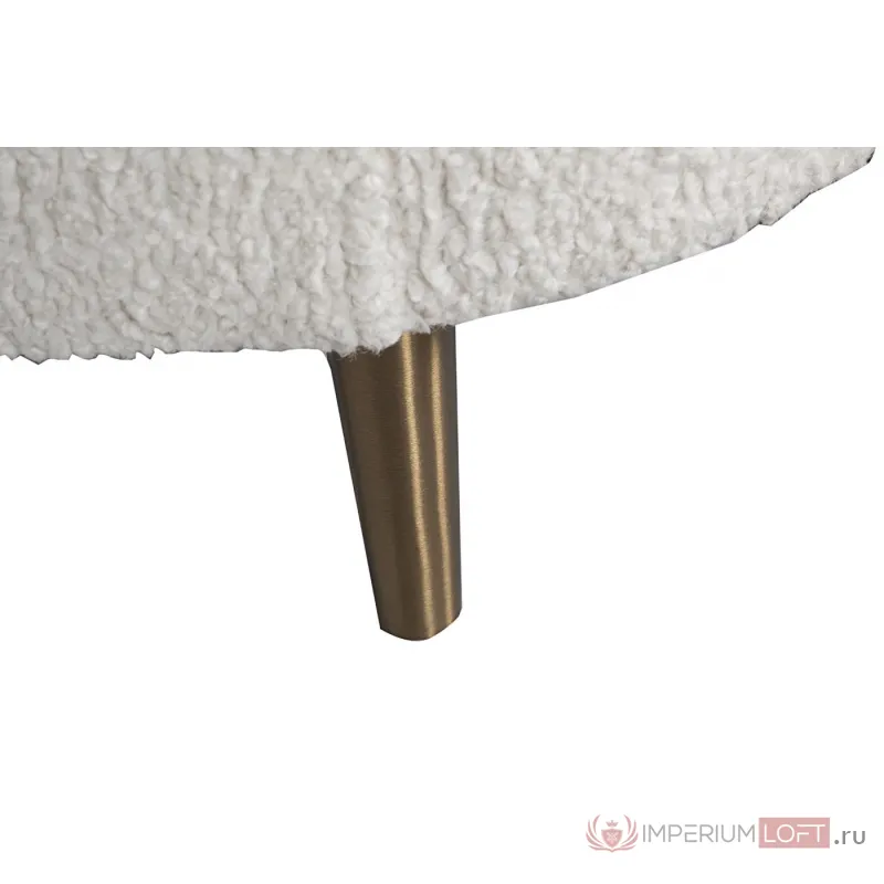 Диван двухместный кремовый (искусственный мех) 48MY-1289-L CRE от ImperiumLoft