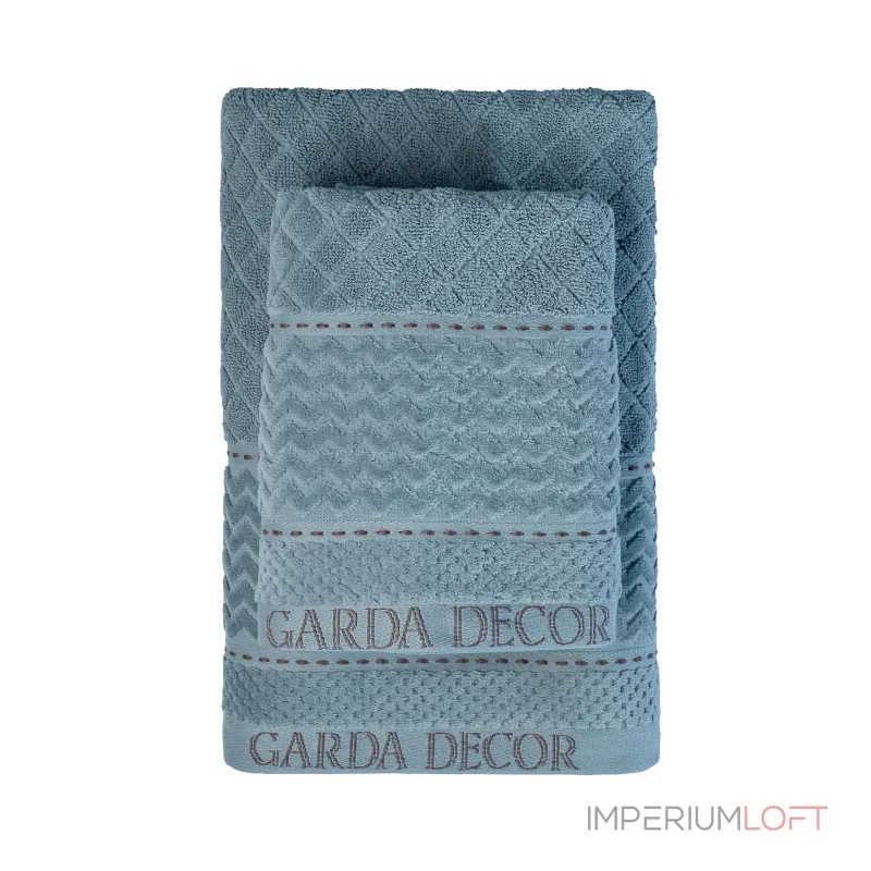 Полотенце 'Наполи' 50*90 голубое от ImperiumLoft Полотенце 'Наполи' 50*90 голубое от ImperiumLoft
