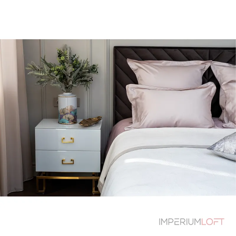 107TD-D26G2-NAV BEG Комплект наволочек сатин беж 50*70(2шт) от ImperiumLoft 107TD-D26G2-NAV BEG Комплект наволочек сатин беж 50*70(2шт) от ImperiumLoft