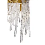 K2KG1102P-8A Люстра Tiara круглая латунь/стекло прозр. d80*h63см от ImperiumLoft
