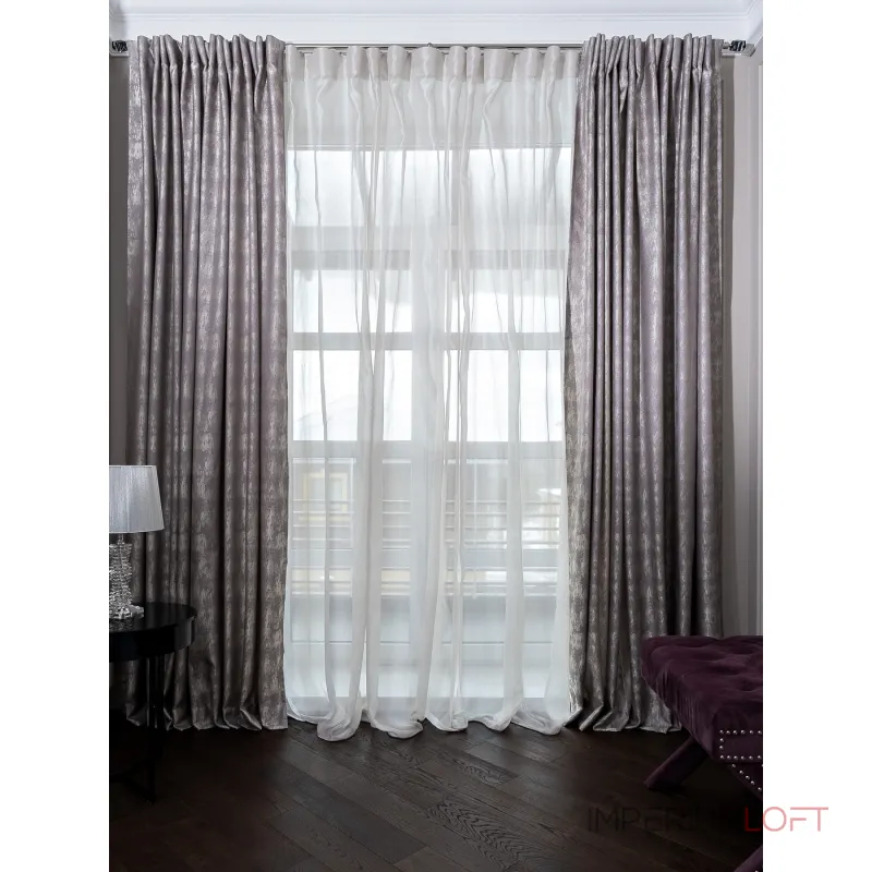 Тюль SERIK 275х320см бежевый от ImperiumLoft Тюль SERIK 275х320см бежевый от ImperiumLoft