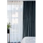Портьера широкая с подкладом сшивная бирюза Riviera-87 260см от ImperiumLoft