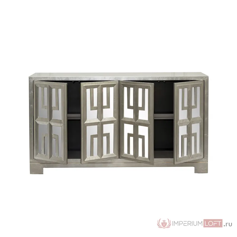 Комод дизайнерский с зеркальным фасадом ART-4477-S1 от ImperiumLoft