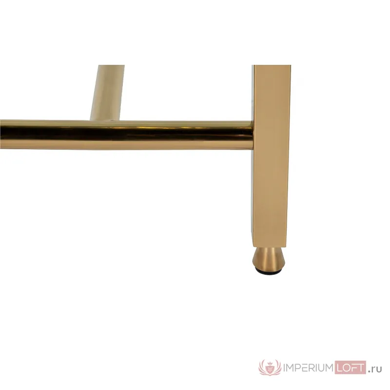 58DB-SH17071CS Стеллаж Marbella White бел/зол. 90*34*195см от ImperiumLoft