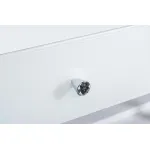 KFG103 Консоль 2 ящика белая/хром 120*42*79см от ImperiumLoft